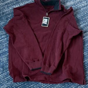 Arrow Men's Maroon Zip-Up Sweater